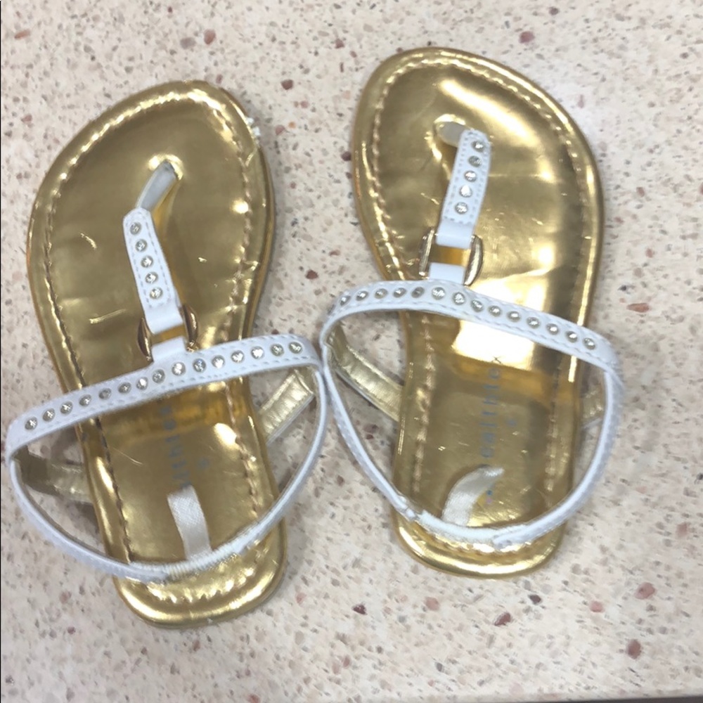 Adorable jewel strappy sandals